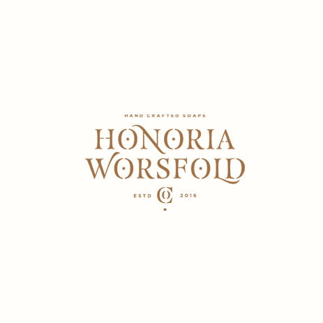 Serif font logo design