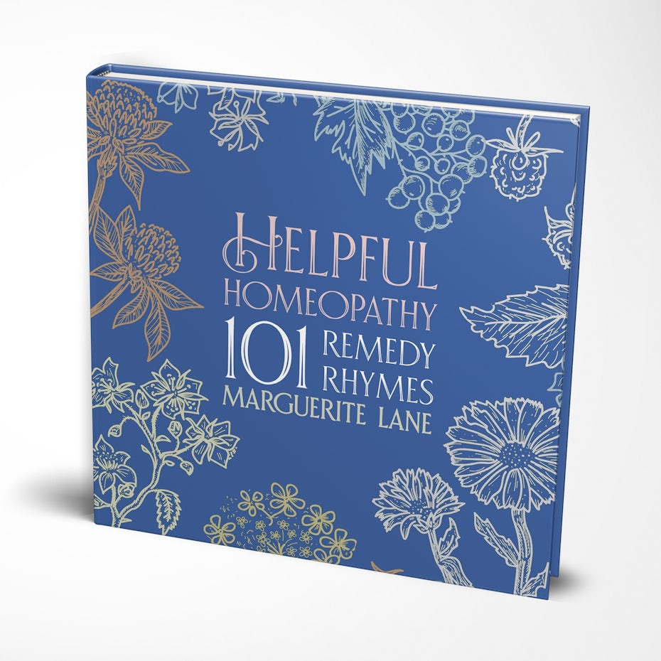 classic blue book cover design