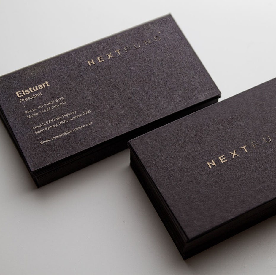vendetta business card