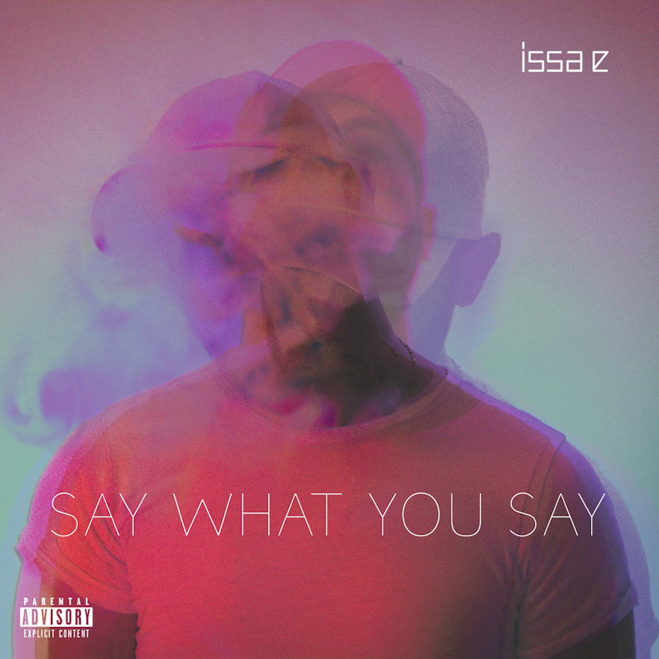 Color trends 2020 example: transparent color overlay 'Say what you say' album artwork