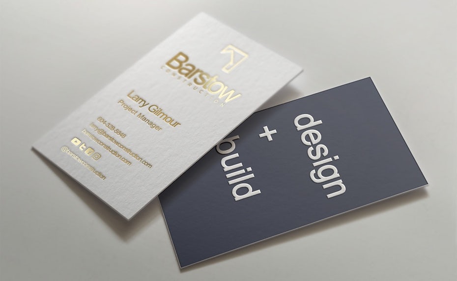 Barstow business cards