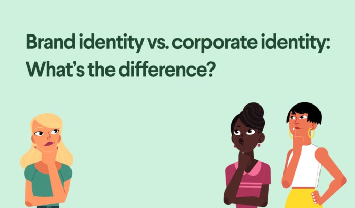 What's the difference between brand identity and corporate identity?