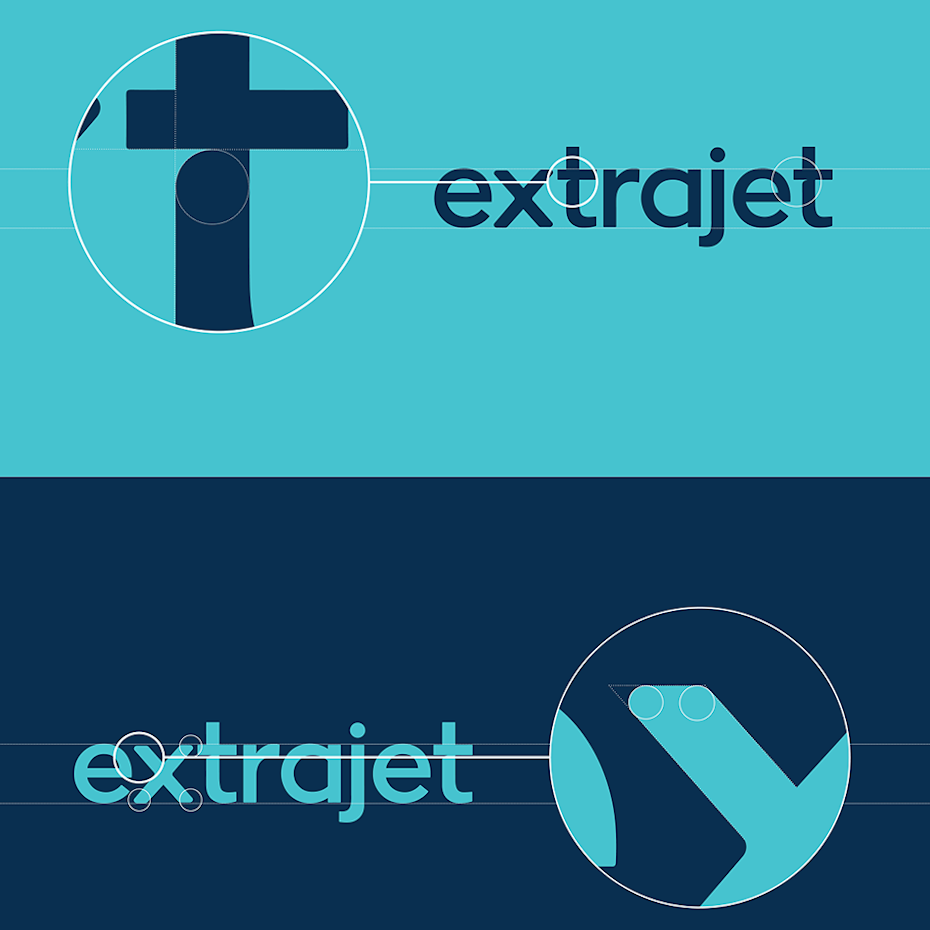 Extrajet brand identity