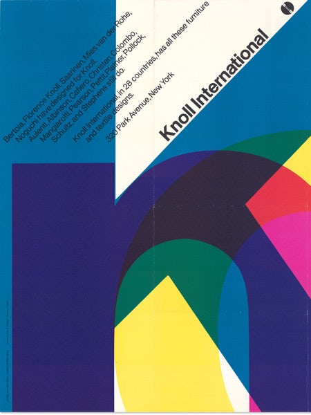 Poster design by Massimo Vignelli