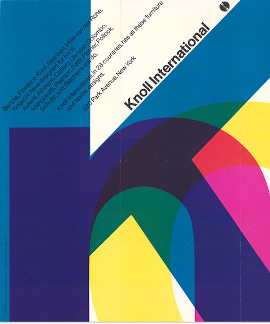 Poster design by Massimo Vignelli