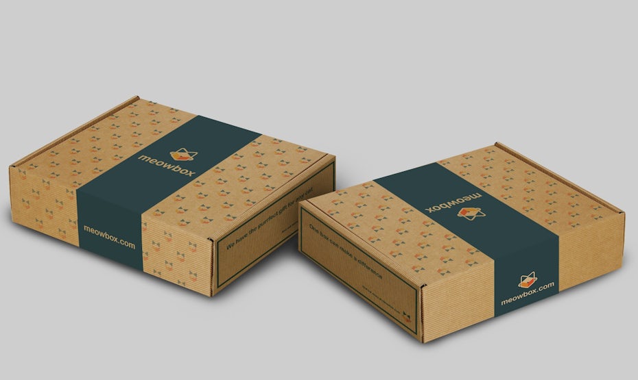Meowbox shipping box.