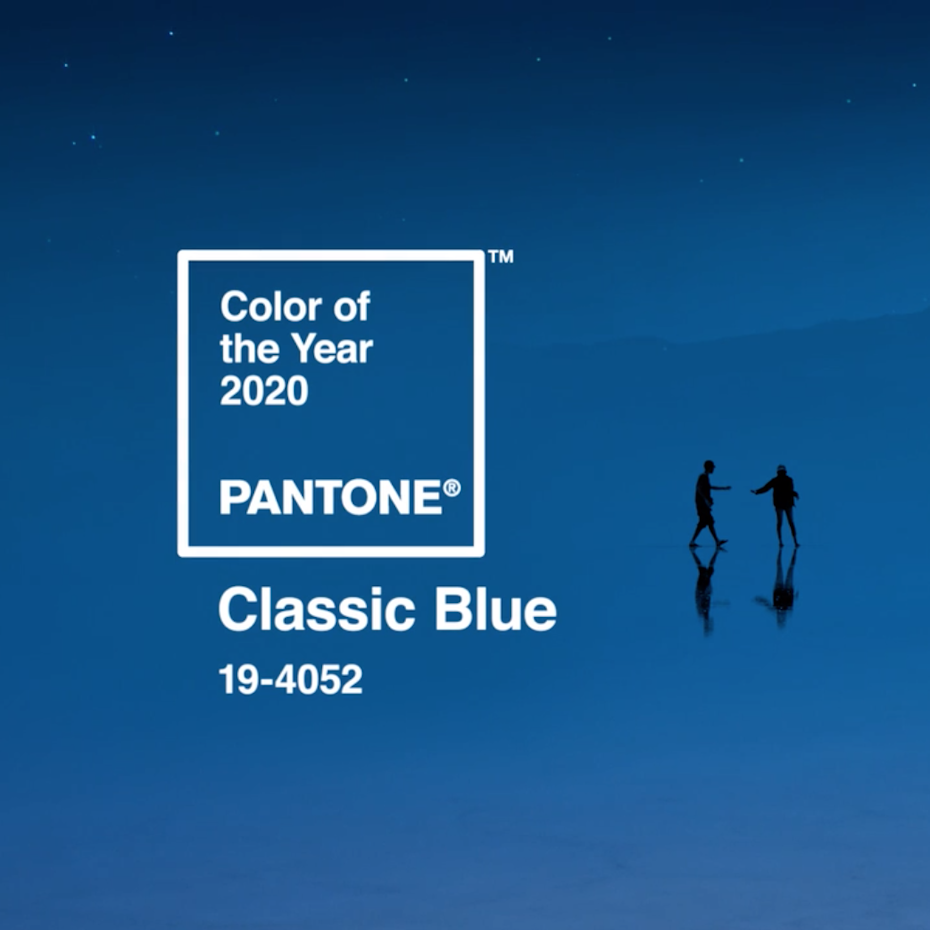 Classic blue Pantone color of the year 2020