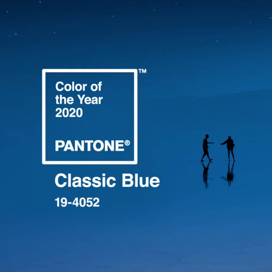 Classic blue Pantone color of the year 2020