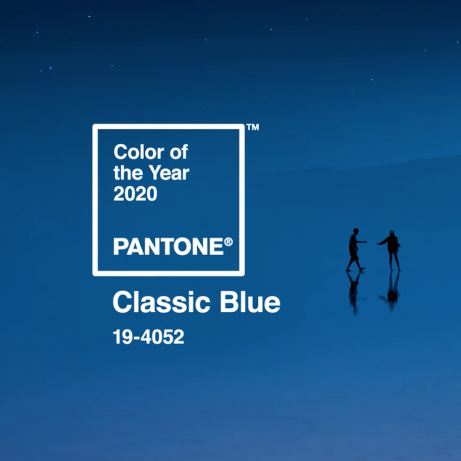 Classic blue Pantone color of the year 2020
