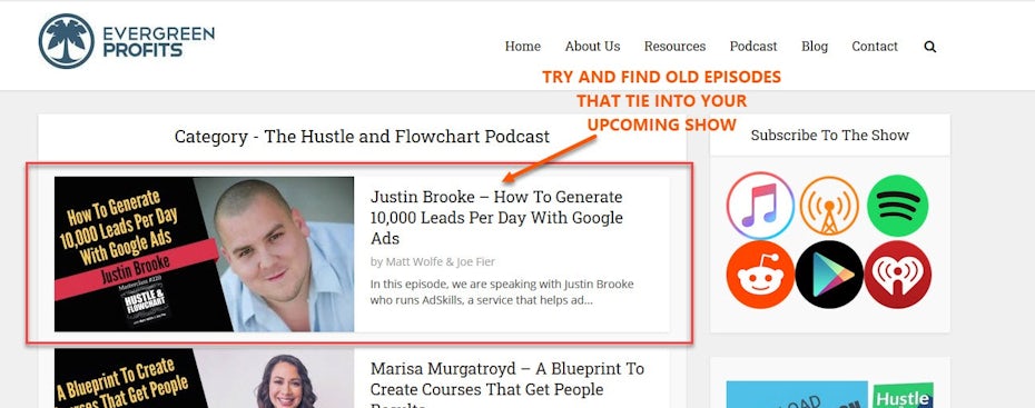 Podcast episode research