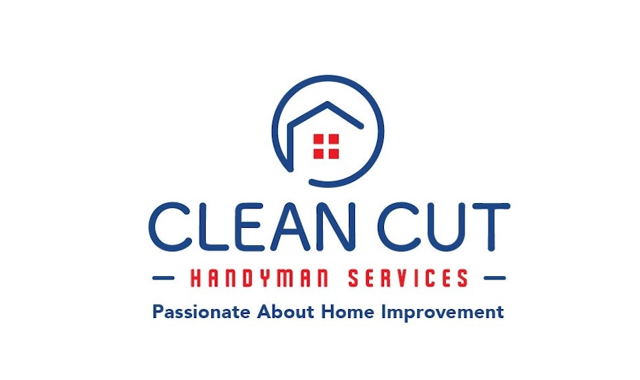 Geometric logos for Clean Cut Handyman Services
