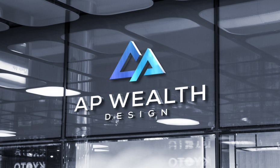 Logo, colors, shapes and font for AG Wealth