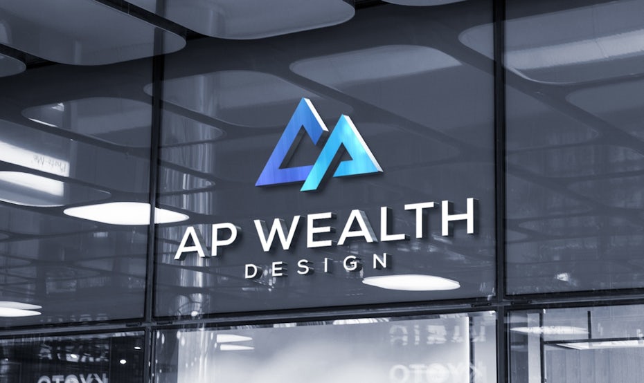 Logo, colors, shapes and font for AG Wealth