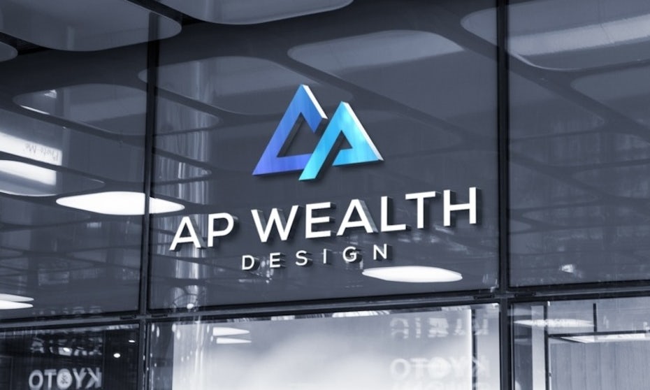 Logo, colors, shapes and font for AG Wealth