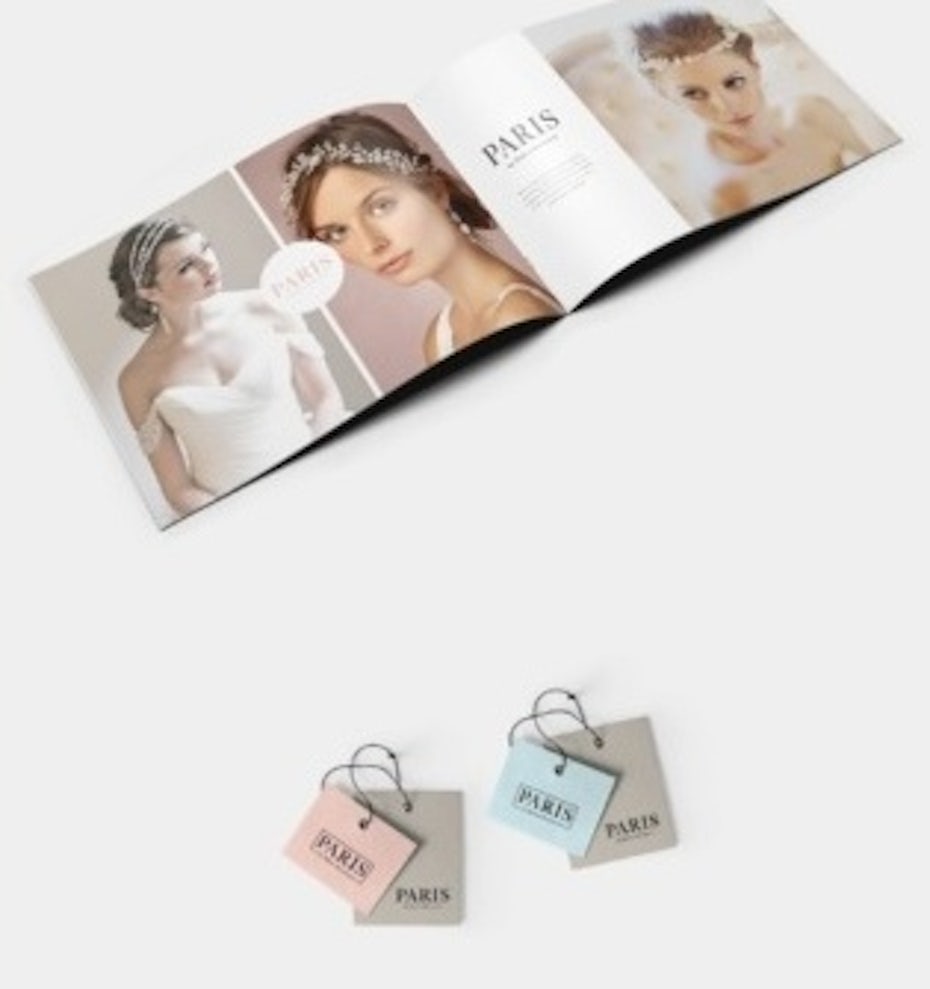 brand identity example for bridal boutique
