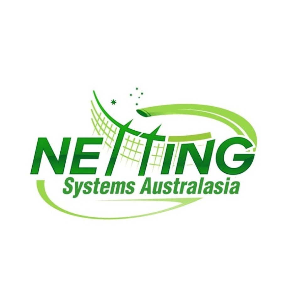 Logo and color palette for Netting Systems Australasia