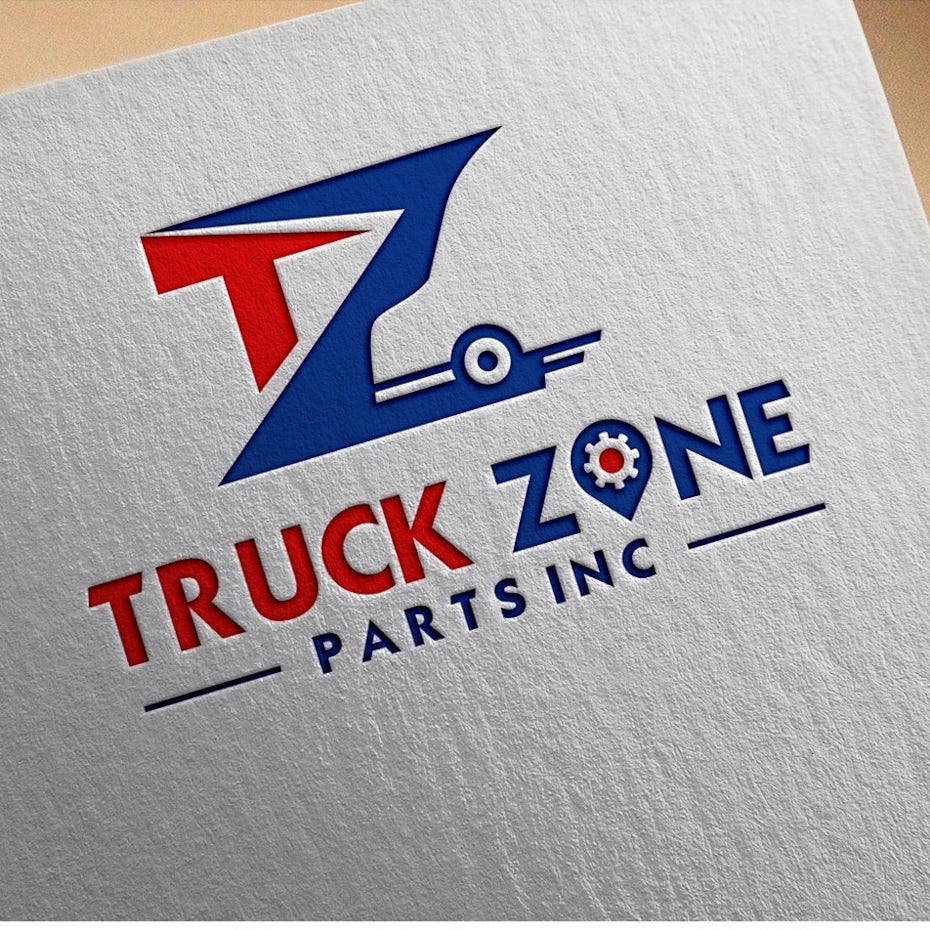 Logo and color scheme for TruckZone
