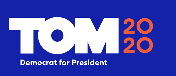 Steyer Tom 2020 Vinyl Decal Choice of Colors