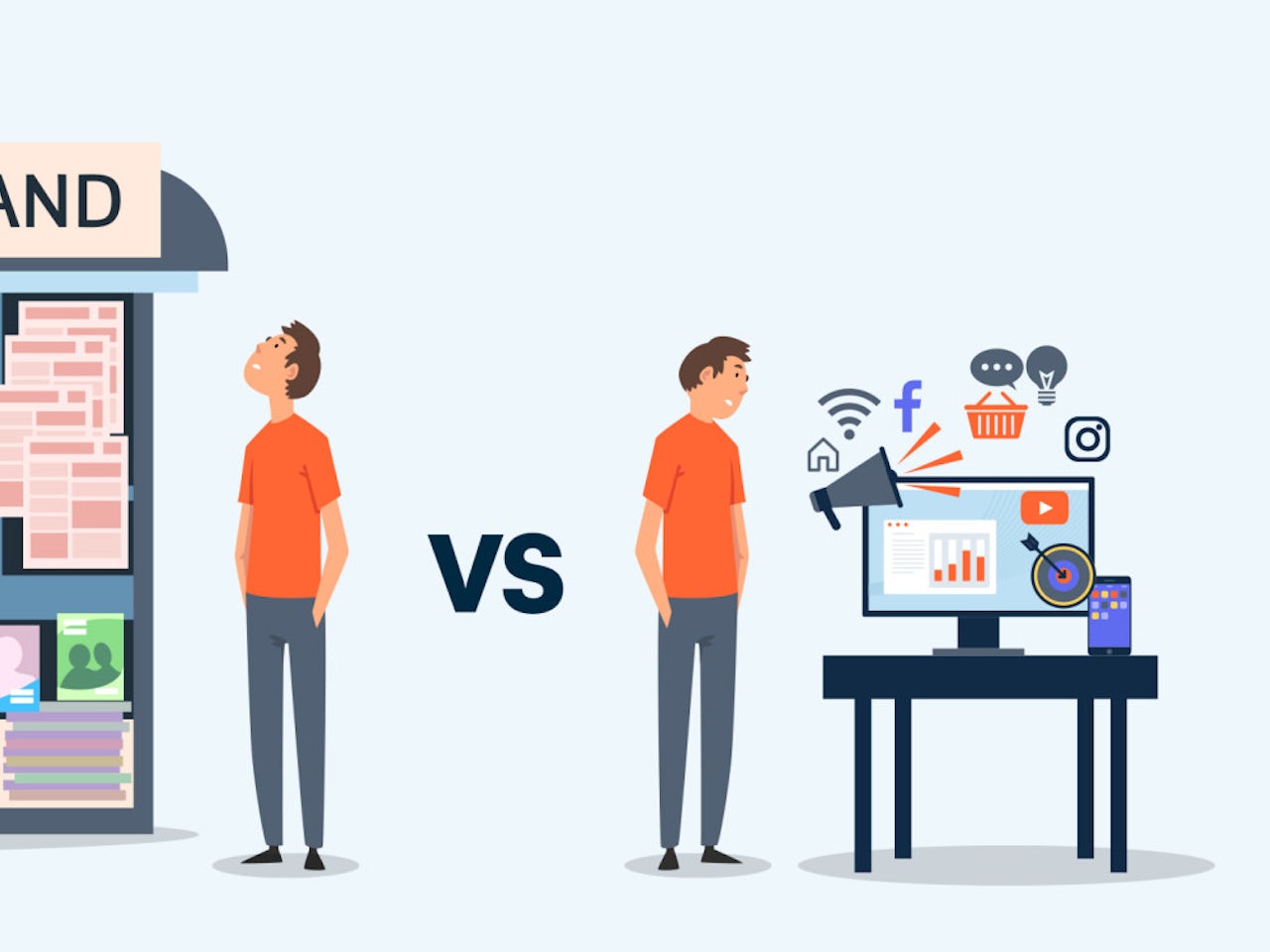 Digital marketing vs. traditional marketing: what's the difference? - 99designs