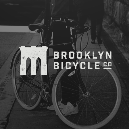 Desain logo wordmark perusahaan sepeda