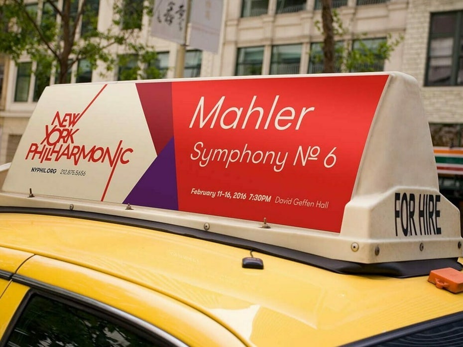 New York Philharmonic advertising