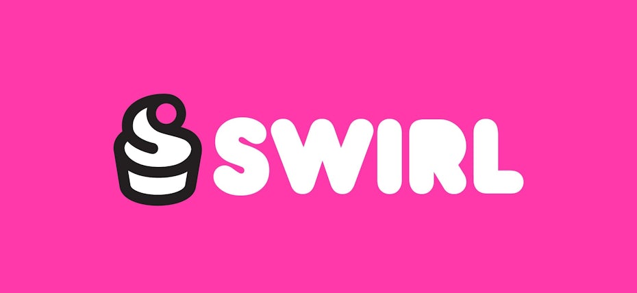 Food branding logo: Swirl