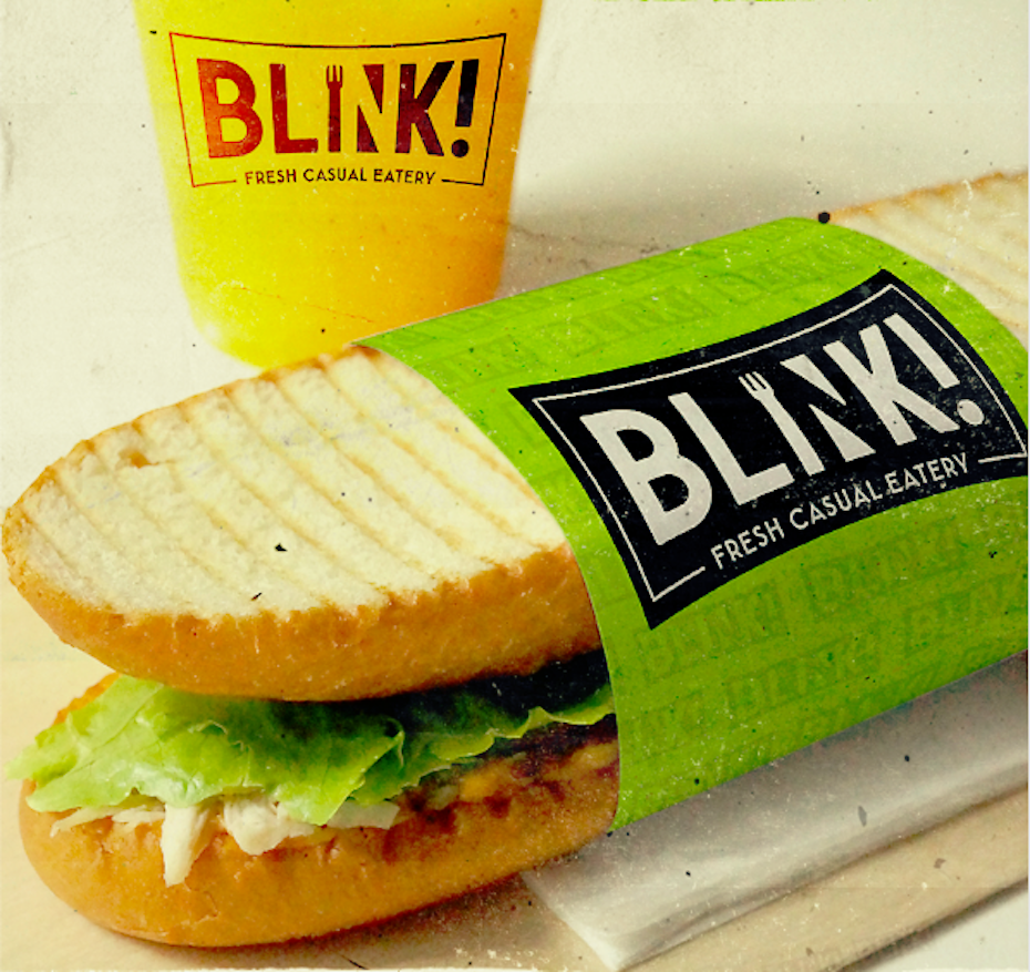 Food branding logo: Blink!