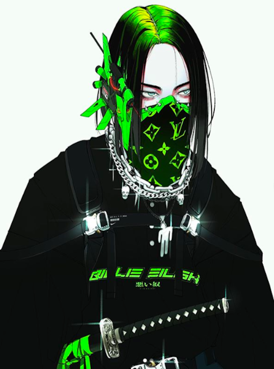 Cyberpunk Billie Eilish