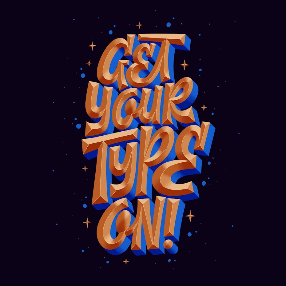 Get your type on 3D lettering
