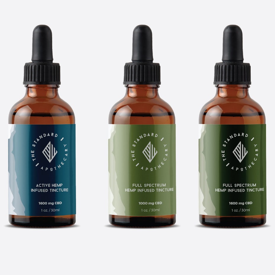 cbd oil label design