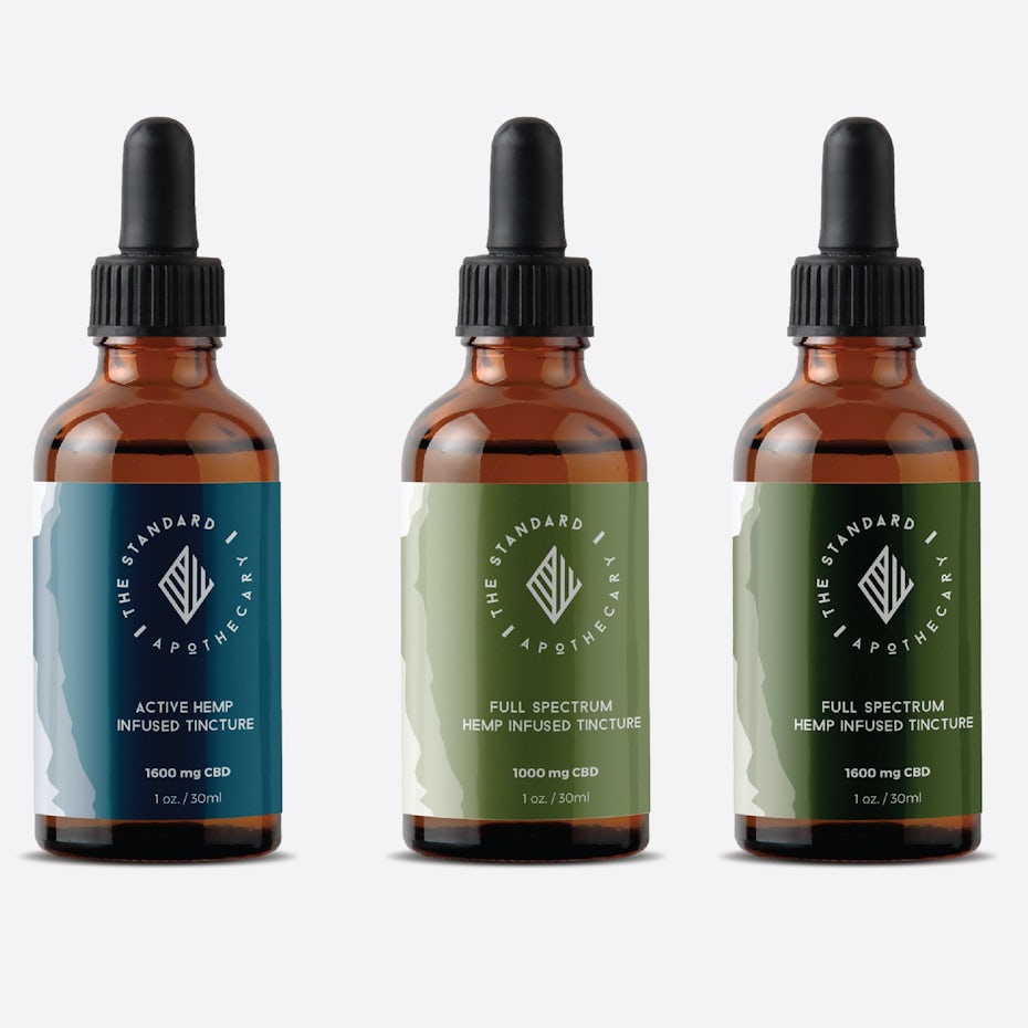 cbd oil label design