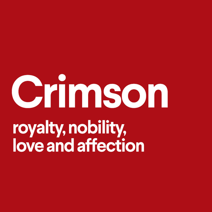 What does the color crimson mean? - 99designs