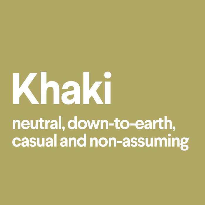 what does khaki mean