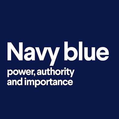 What does navy blue mean? - 99designs