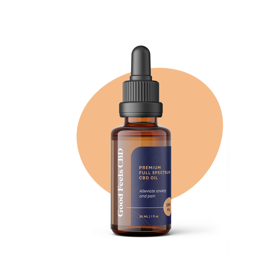 Classic cbd oil bottle packaging