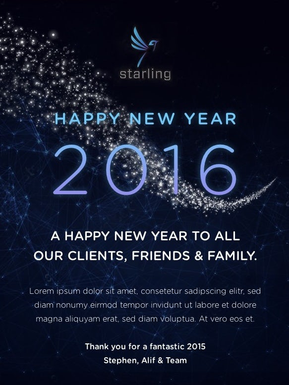 New Year’s 2016 email image