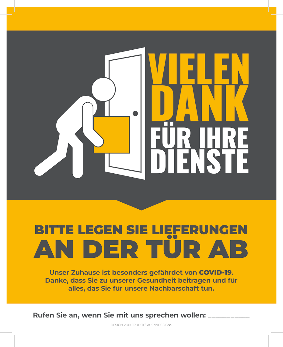 COVID-19 Türposter
