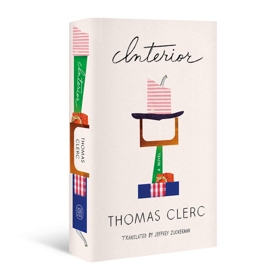 white book cover with a collage design showing multi-colored shapes made of torn paper
