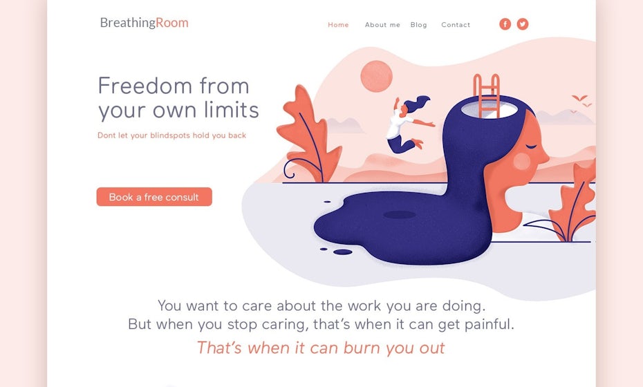 Breathing Room website