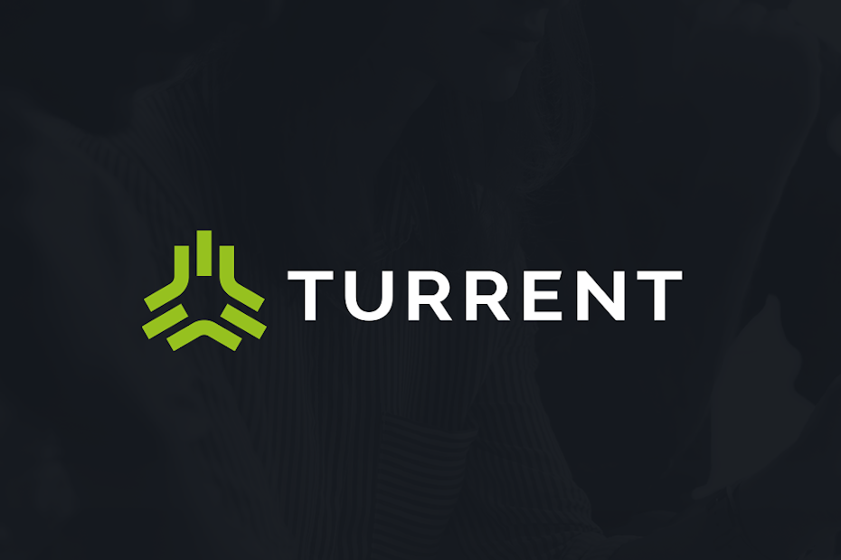 Green abstract geometric tech-themed digital marketing logo