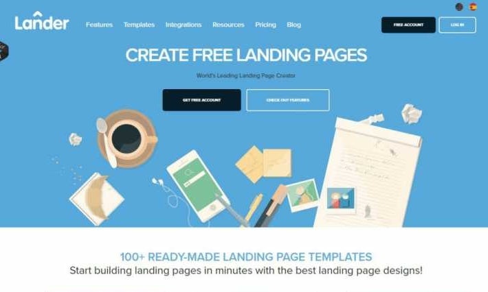 Lander website