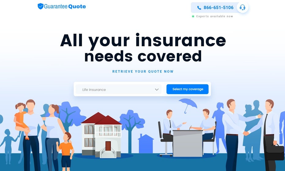 Guarantee Quote website