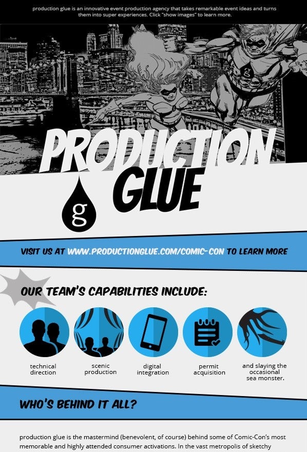 email design in comic book style