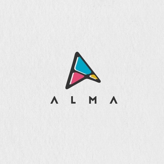 Abstract digital marketing logo