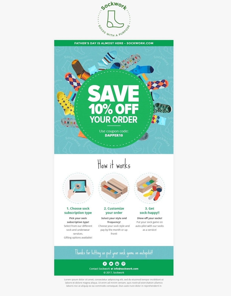 email design for lancer