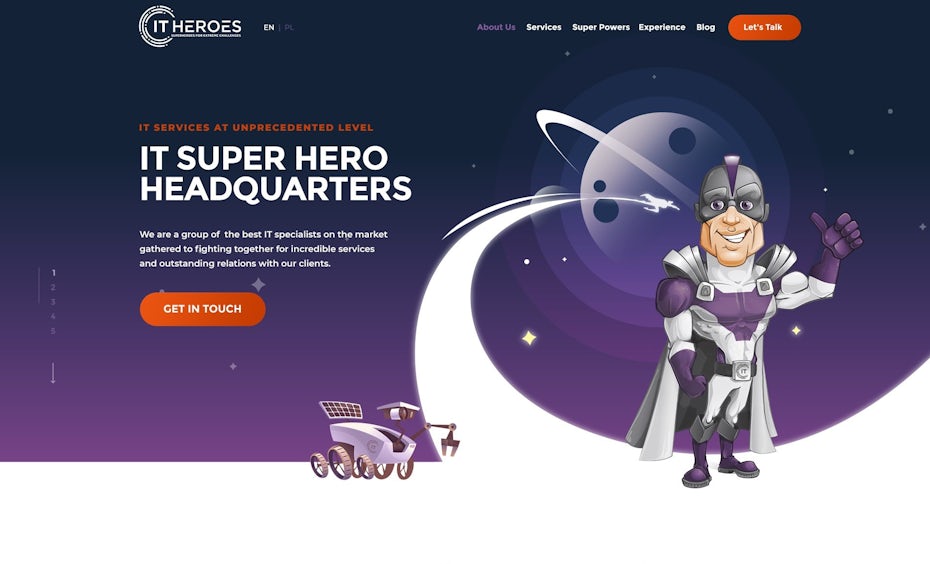 IT Heroes website