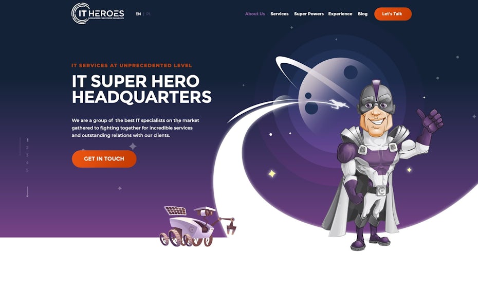 IT Heroes website