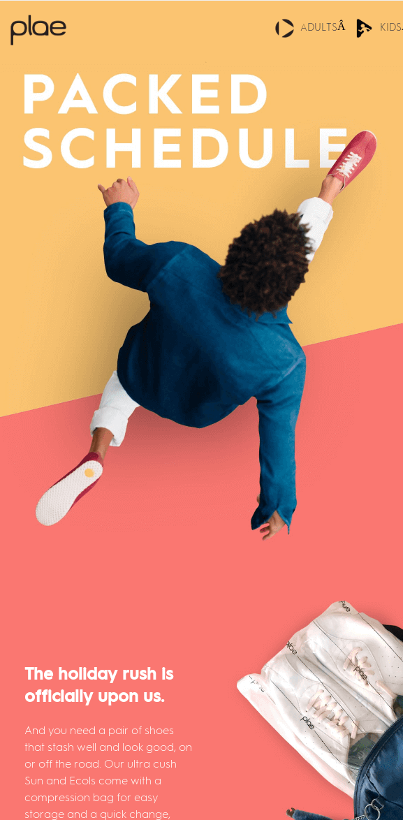 email design for plae