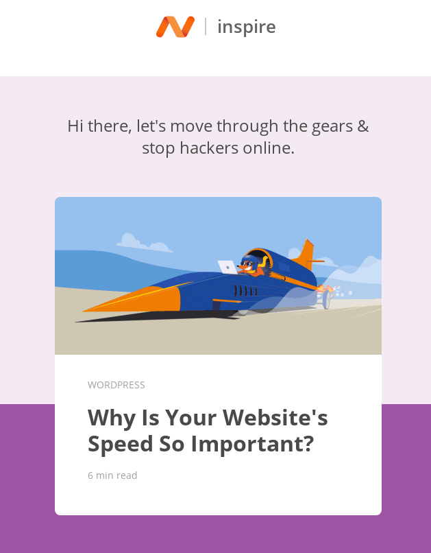 email design for inspire