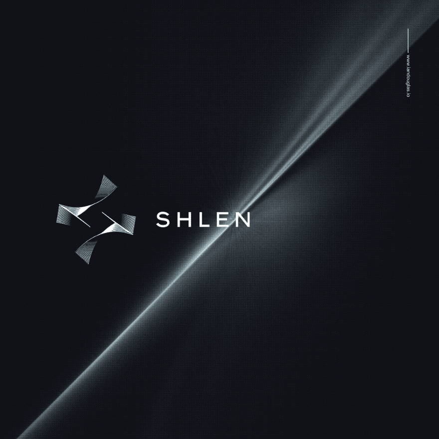 modern monochrome 3d logo
